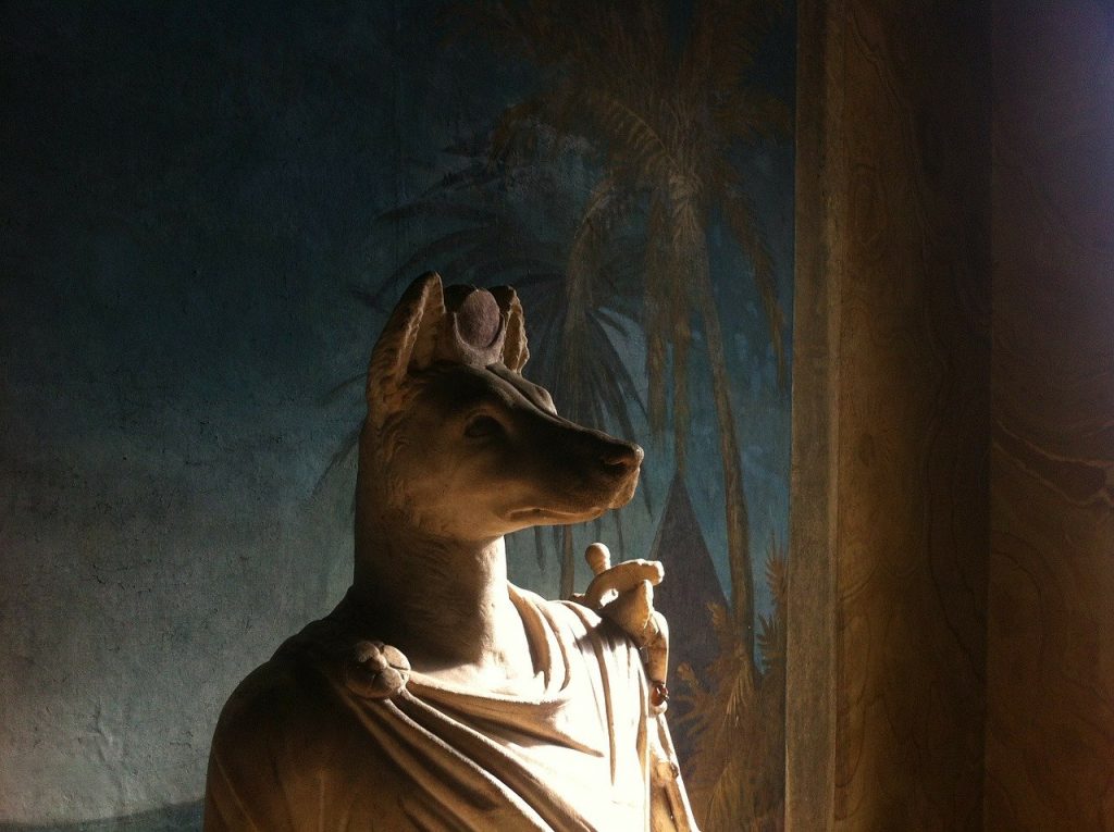 Anubis Heykeli - Mısır Müzesi - Vatikan