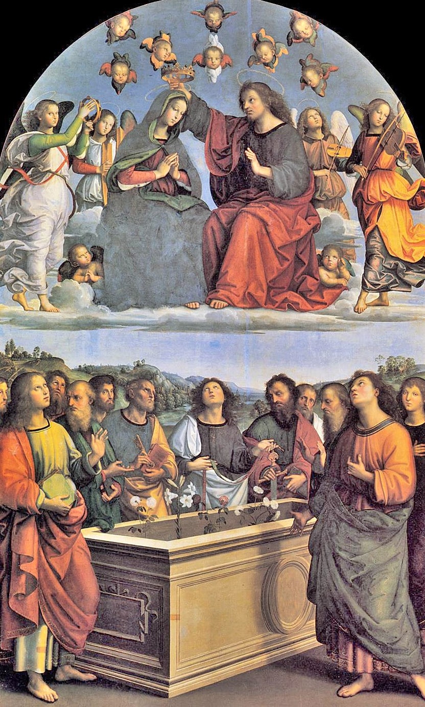 Raphael Meryem'in Taçlandırılması - Pinocoteca Resim Galerisi